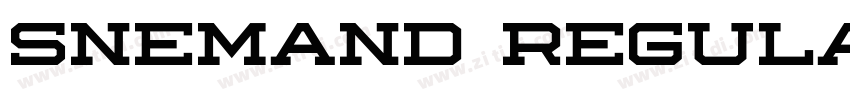 Snemand Regular字体转换 Snemand Regular字体转换